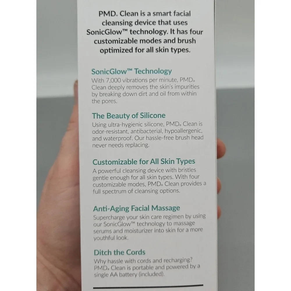 PMD Clean Electric PMD Beauty Facial Cleaning‎ Device Pink